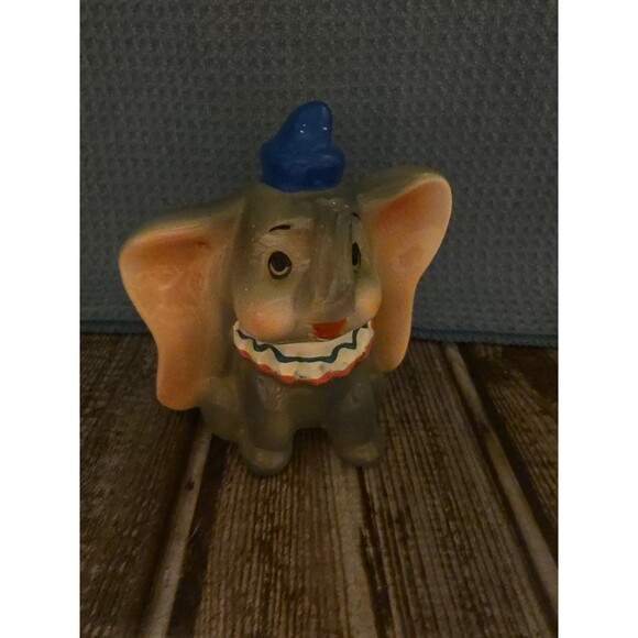 Walt Disney Other - Vintage Dumbo Elephant Porcelain Ceramic Figurine Walt Disney 3.5”